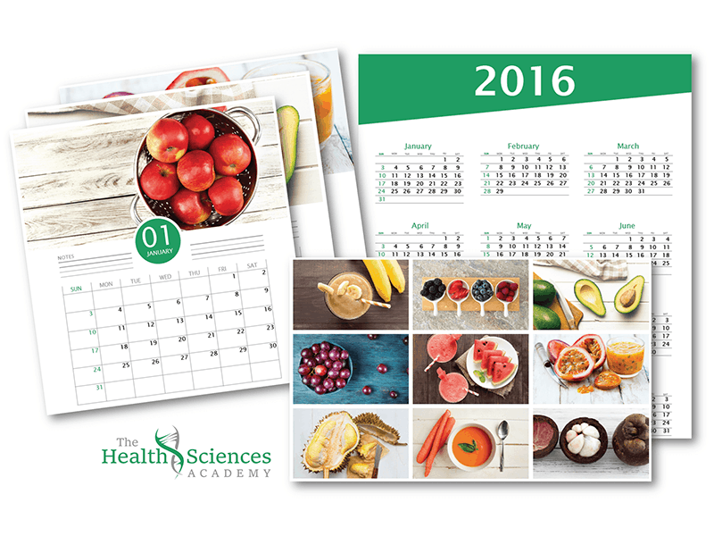 2016 Calendar Gift For You! The Health Sciences Academy